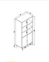Hanah Home Jüt Bookshelf Color Roble